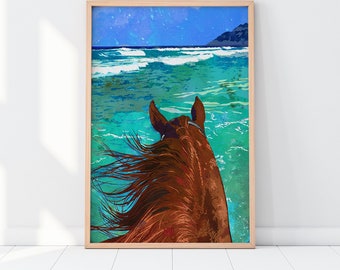 Beach landscape \u2022 Coastal wall art Cloud art \u2022 Antique horse painting \u2022 Victorian seascape horseback riders Printable \u2022 1880s horse art Beach landscape \u2022 Coastal wall art Cloud art \u2022 Antique horse painting \u2022 Victorian seascape horseback riders Printable \u2022 1880s horse art