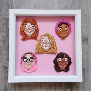 Große gerahmte Familie Portrait 5 8 Personen oder | Etsy