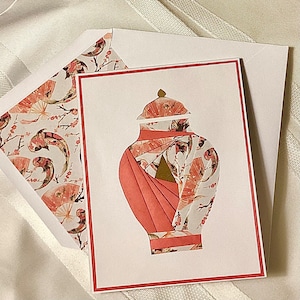 Luxury Iris Fold All Occasion Blank Greeting Card - Beautiful Papers - Rich Colors - Asian Inspired - Exquisite!