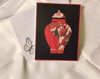 Luxury Iris Fold All Occasion Blank Greeting Card - Exquisite!