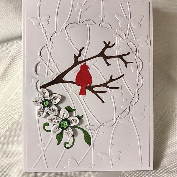 Quilled Sympathy Card Etsy