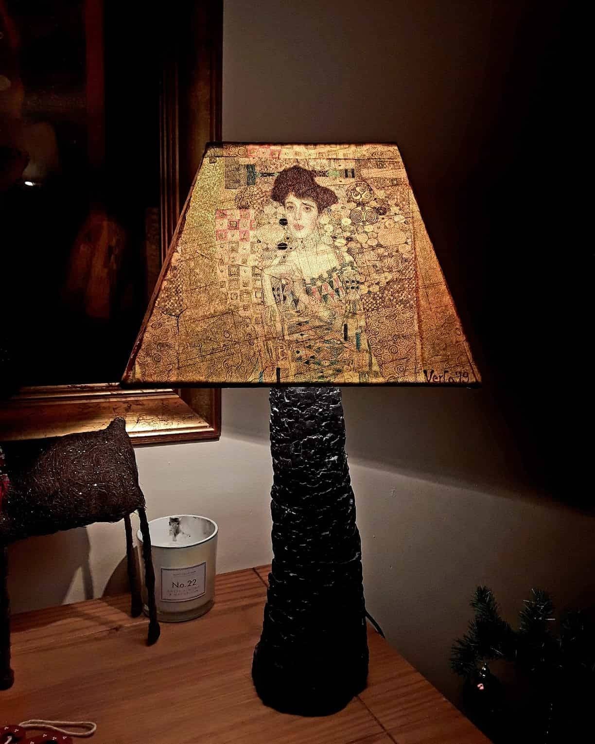 Decoupage lampshade cheap