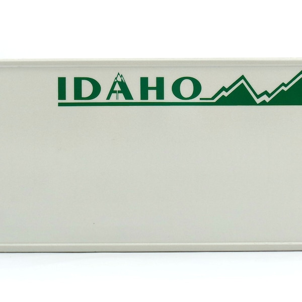 Idaho State US USA plaque d’immatriculation personnalisée plaque de numéro en relief Alu personnalisable en Allemagne livraison Express