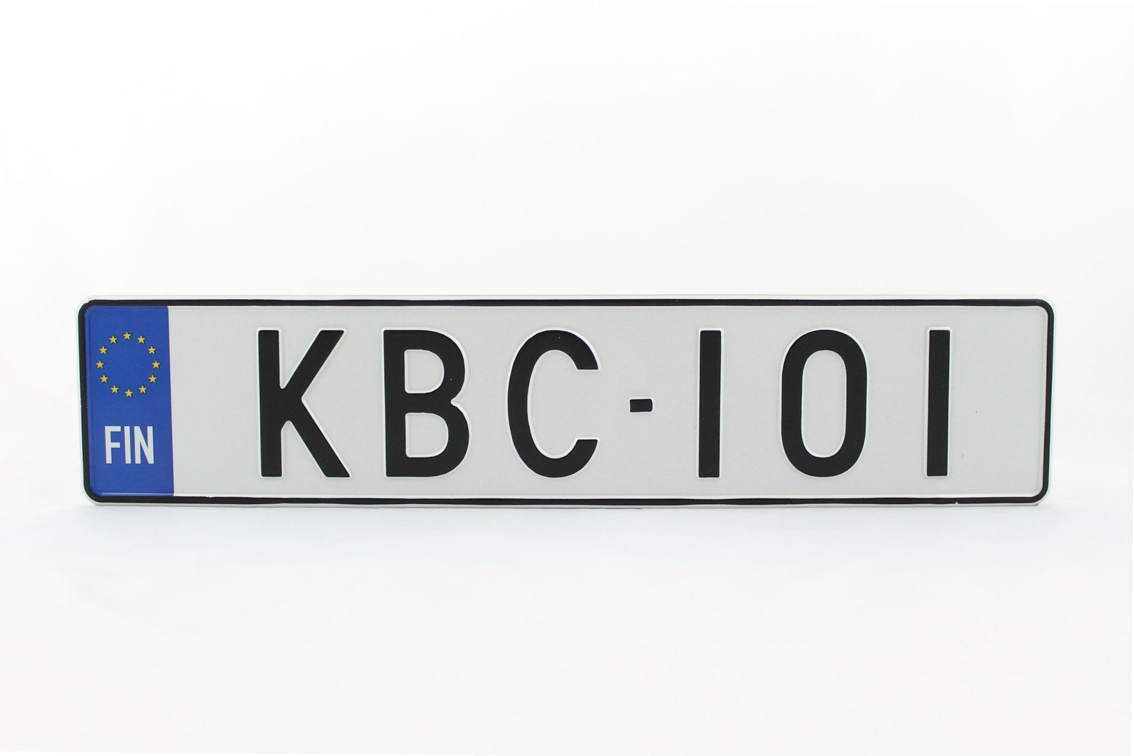 Finland FIN Euro European License Plate Custom Number Plate Etsy