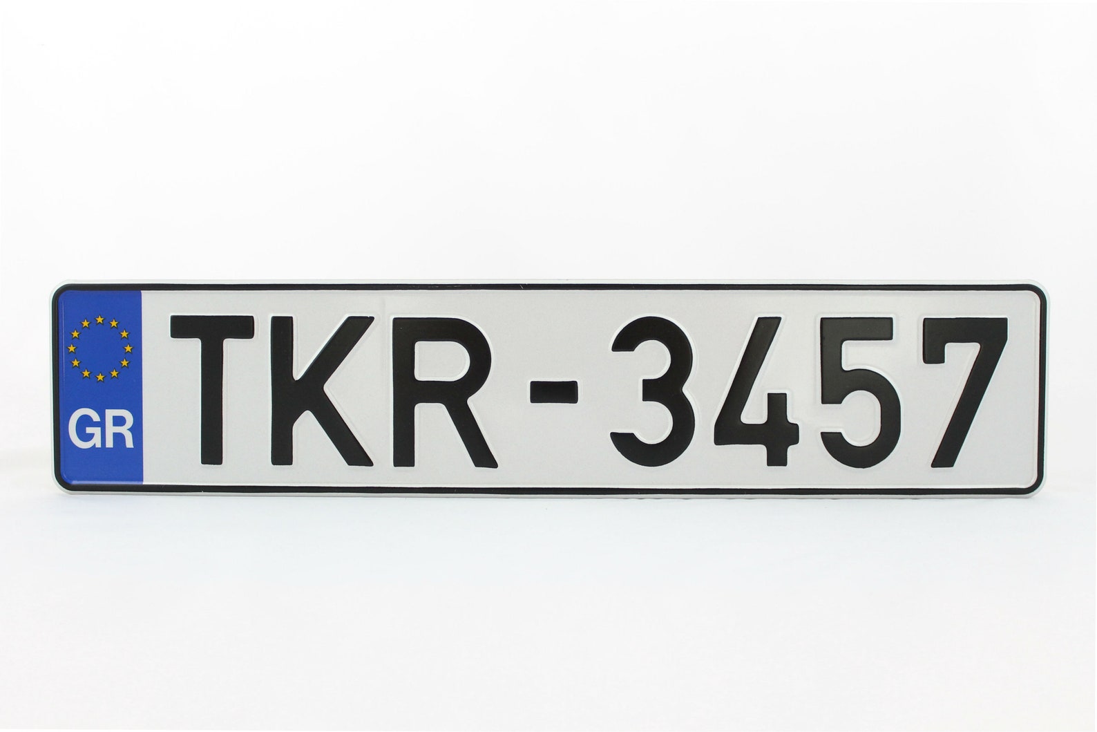 Greece GR Euro European License Plate Custom Number Plate Etsy