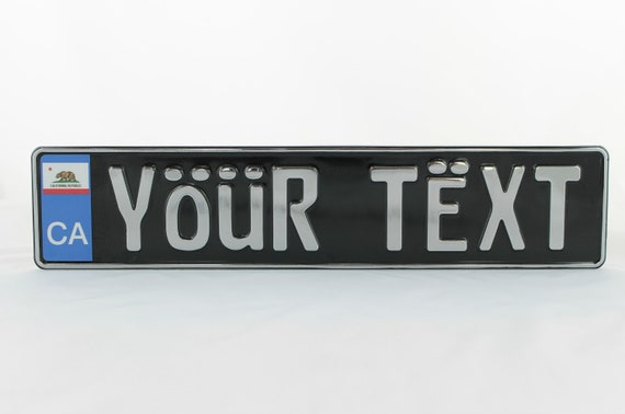 Where can i get best sale a custom license plate made