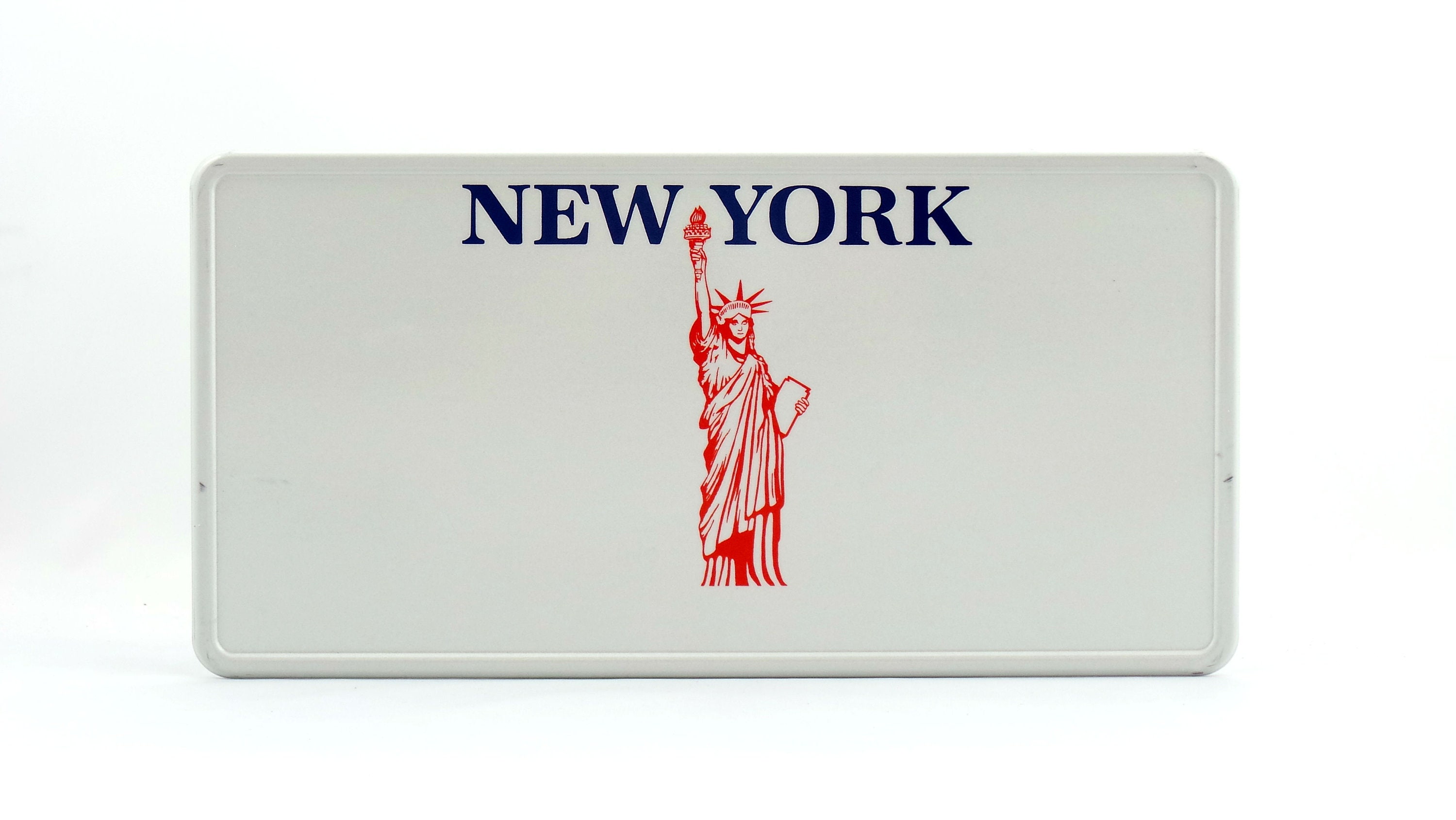 Targa con targa personalizzata, divertente, americana, New York, 15,2 x  30,5 cm