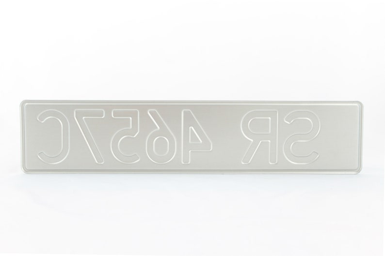 Poland PL Euro European License Plate Custom Number Plate Etsy