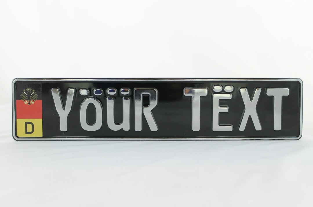 thumbnail image 2 of Germany Eagle Flag Metal License Plate – German Sign L031 2 of 2