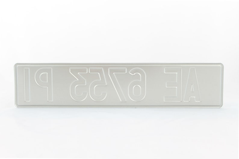 Ukraine UA Euro European License Plate Custom Number Plate Etsy