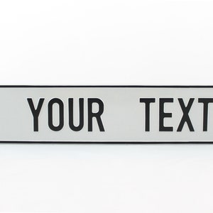 Islândia IS Euro Placa de Licença Europeia Placa de Número Personalizada em Relevo Personalizável Alu Fabricado na Alemanha