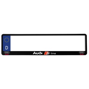 Audi S Line Plastic Frame for Euro License Plate