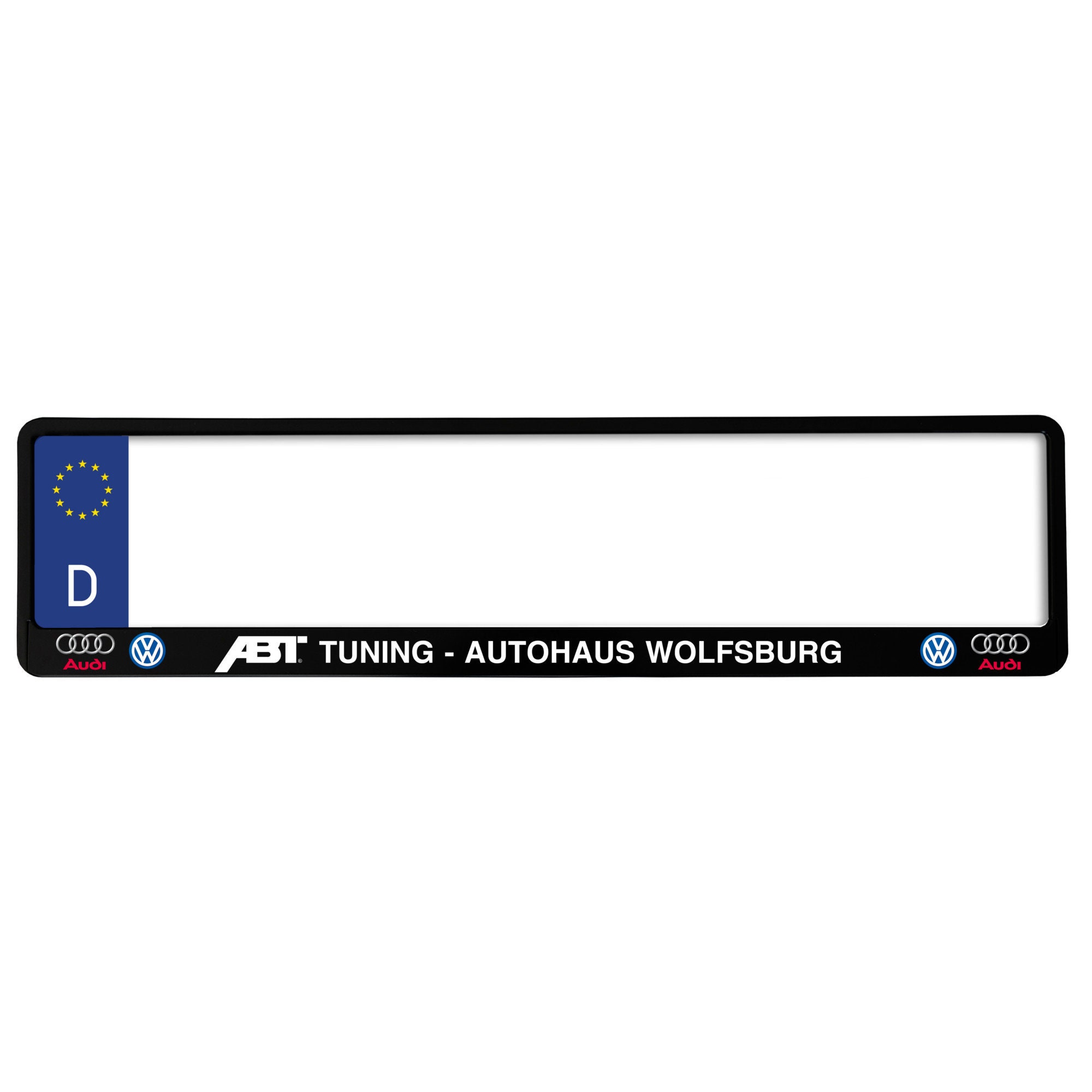 Sportive 2 Frames But Not Sure Audi Fun State Number Frame With Inscription  Car Auto Tuning