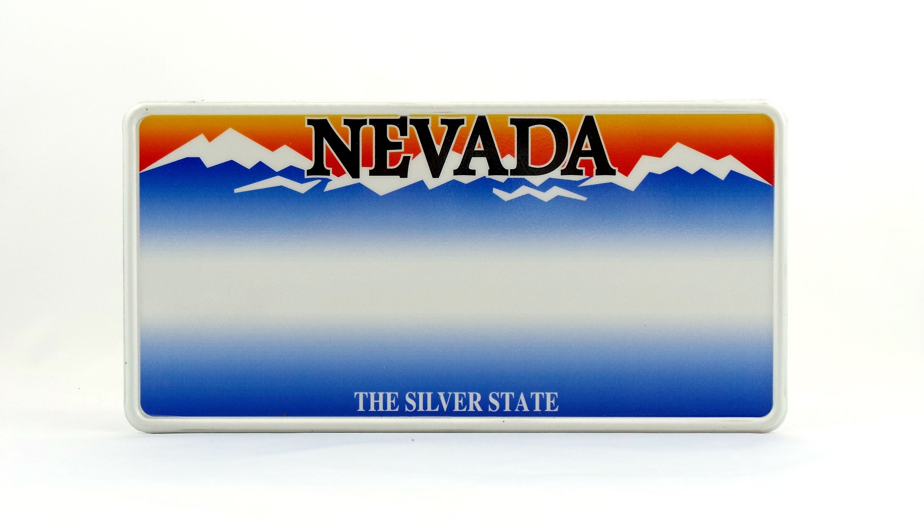 Nevada State US USA License Plate Custom Number Plate Embossed Etsy