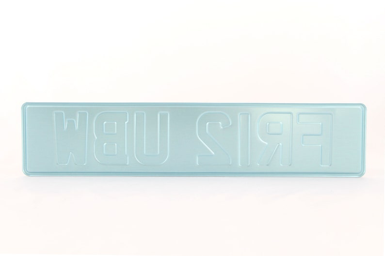 Great Britain GB Euro European License Plate Custom Number Etsy