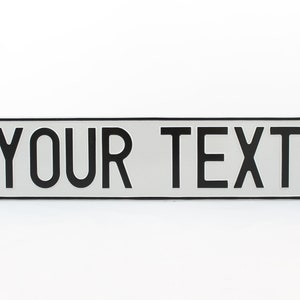 Itália I Euro Placa de Licença Europeia Placa de Número Personalizada em Relevo Personalizável Alu Fabricado na Alemanha