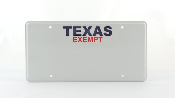TEXAS CURRENT US USA License Plate Number Plate Embossed Custom
