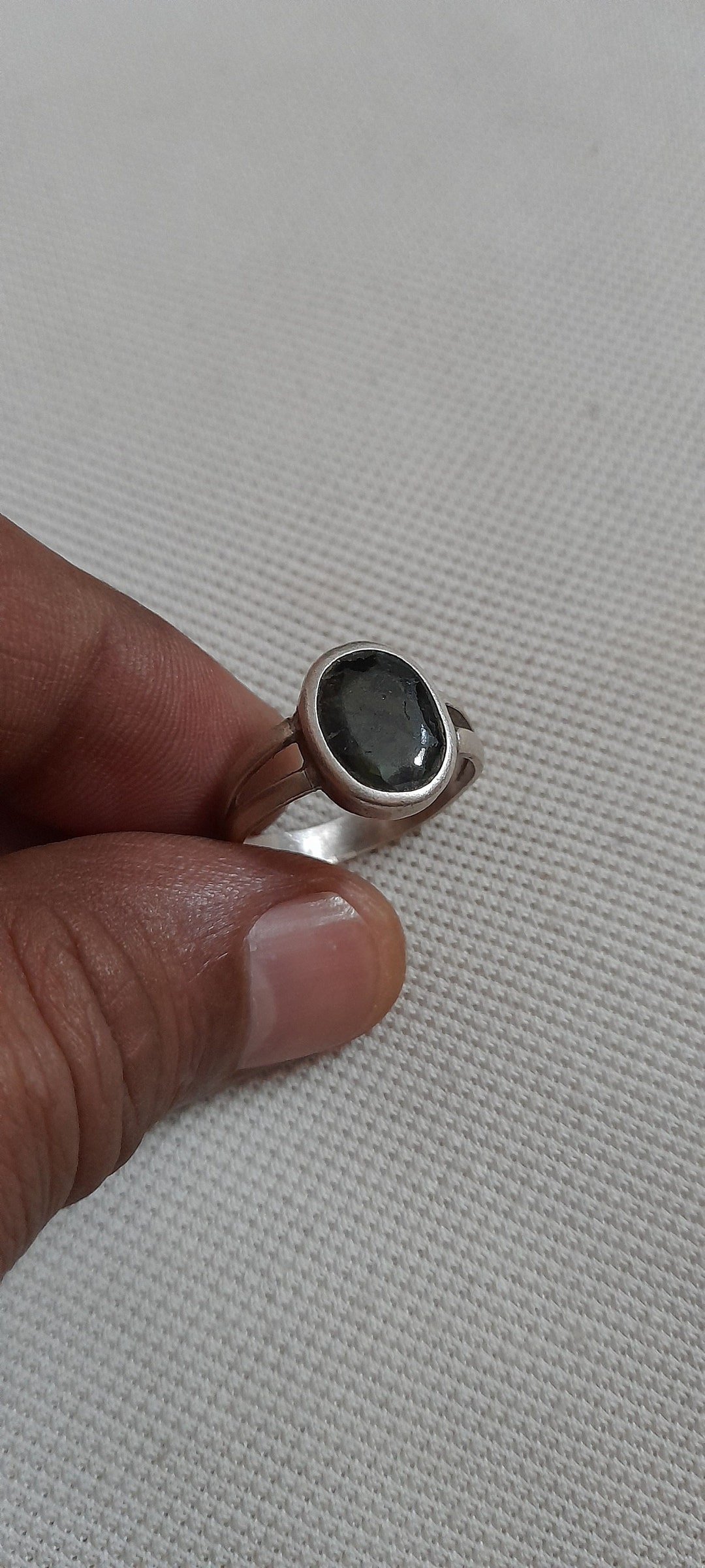 Vintage 2000s Ring Handmade Ring High Grade Old Silver Ring Rajasthan ...