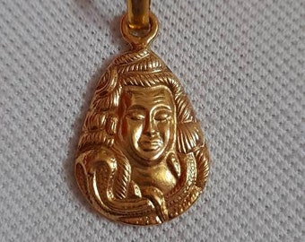 Buy Gold Shiva Pendant Online In India 