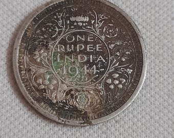1906 年 イギリス領インド 1 ルピー。1906 年 国王エドワード 7 世