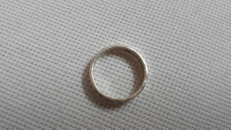 Handmade Ring 92.5 Sterling Silver Ring 5 14 US Size Ring I LOVE YOU Ring Valentine Gift Ring Engagement Ring Love Symbole Artisan Ring