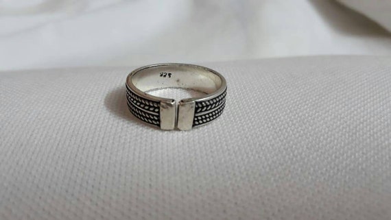 US Size Ring Gift Ring Spiral Design Ring Handmade Ring 92.5 Sterling Silver Ring Rajasthan Tribal Ring Banjara Ring Artisan Ring 6 No