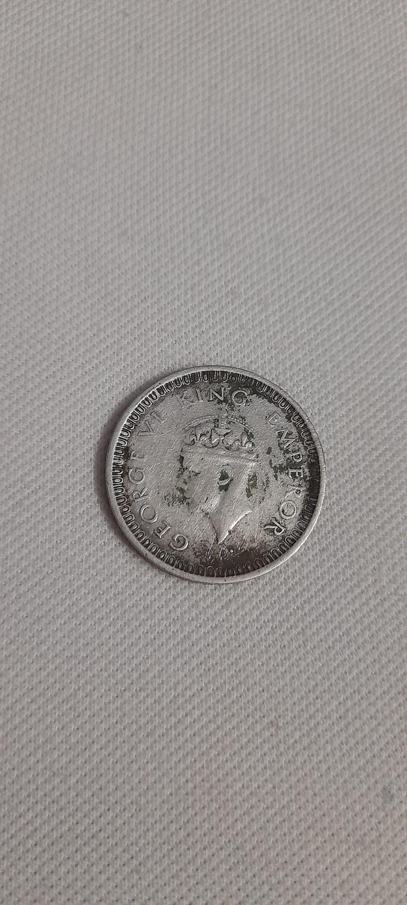 1942年製 ジョージ6世 シルバー1ルピーコイン - イギリス領インド