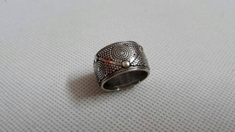 US Size Ring Gift Ring Spiral Design Ring Handmade Ring 92.5 Sterling Silver Ring Rajasthan Tribal Ring Banjara Ring Artisan Ring 6 No