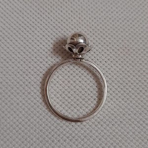 Handmade Ring 925 Sterling Silver Ring 8 1/2 US Size Ring Artisan Ring Fashion jewelry Girls /Women's Ring Floral Ring Tribal Ring Gift Ring