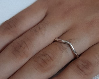 Handmade Sterling Silver Ring: Artisan Indian Jewelry, US Size 7.5