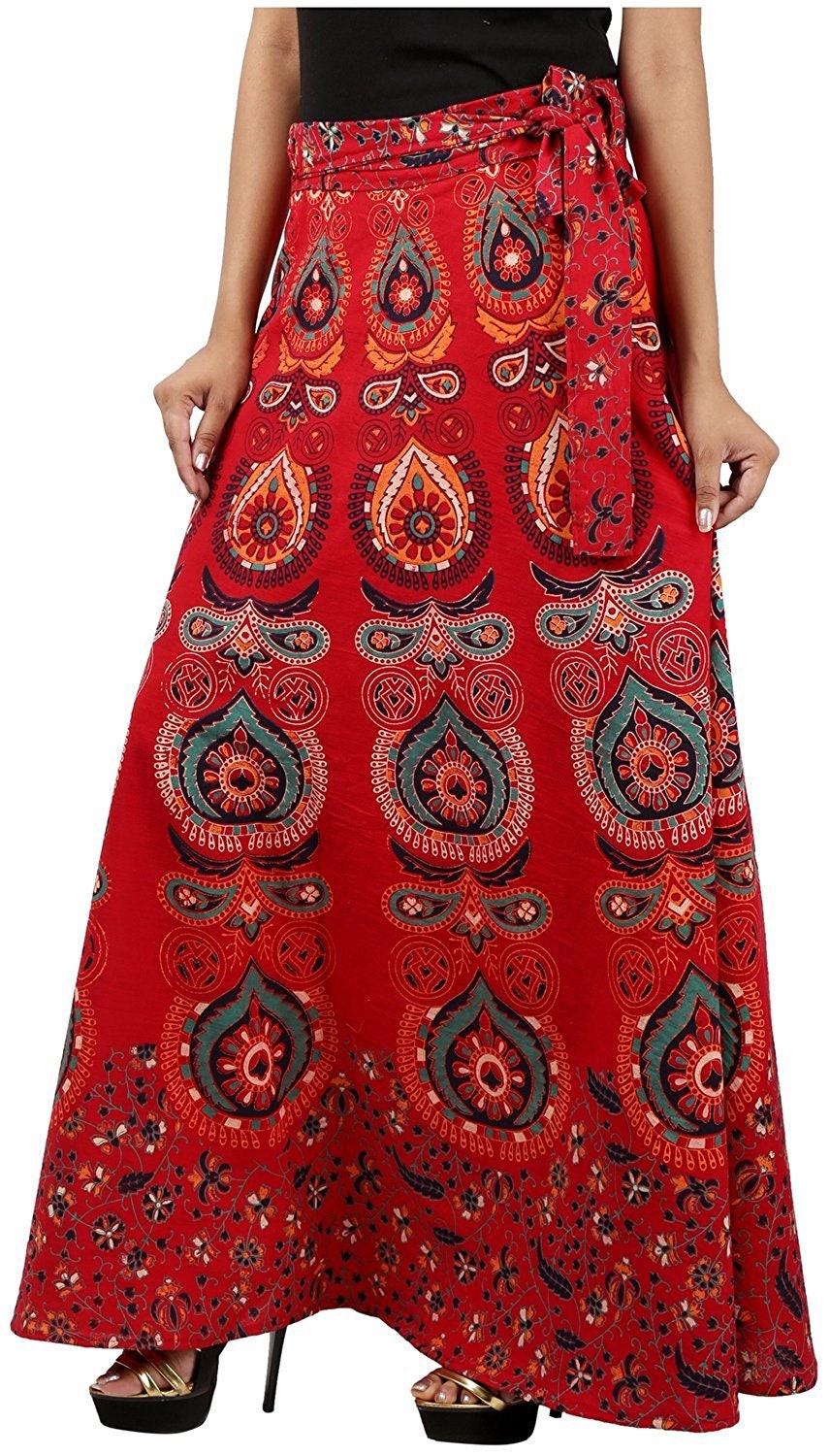 handmade Wrap skirt Indian cotton skirt mandala wrap skirt Etsy