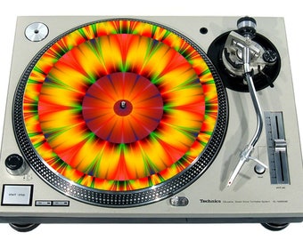 Pinup Black Negligee Slipmat Slip Mat Scratch Pad Felt for any 12 LP DJ Vinyl Turntable Record Player Custom Graphical