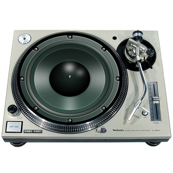 Slipmat Feutre Pour Tourne-disques Vinyle - Tapis Anti-statique 30,5 Cm (12"), Design Graphique, Pour DJ Ou écoute