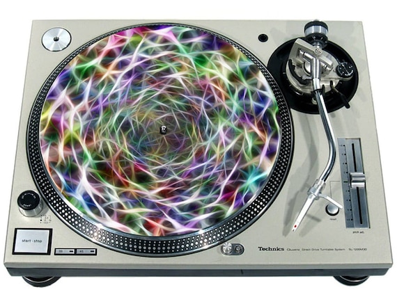 Slipmat Feutre DJ 12" Personnalisé - Tapis Tourne-disque Antistatique - Graphique Imprimé - Pour Platines Vinyle