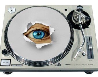 Eye Emerge Graphic Slipmat for 12" or 7" Vinyl Turntables