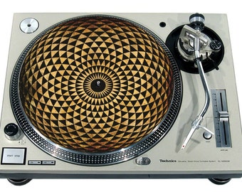 Slipmat Slip Mat Scratch Pad Felt for any 12" or 7" LP DJ Vinyl Turntable Record Player Custom Graphical *Ball Eye 3