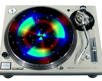 Slipmat Slip Mat Scratch Pad Felt for any 12" or 7" LP DJ Vinyl Turntable Record Player Custom Graphical *Rays 1