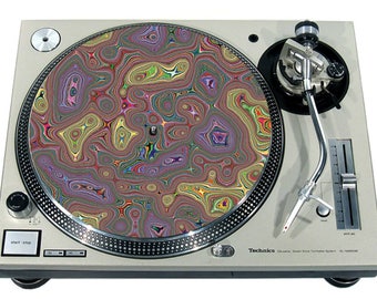 Slipmat Slip Mat Scratch Pad Felt for any 12" or 7" LP DJ Vinyl Turntable Record Player Custom Graphical *Psychedelic Nightmare
