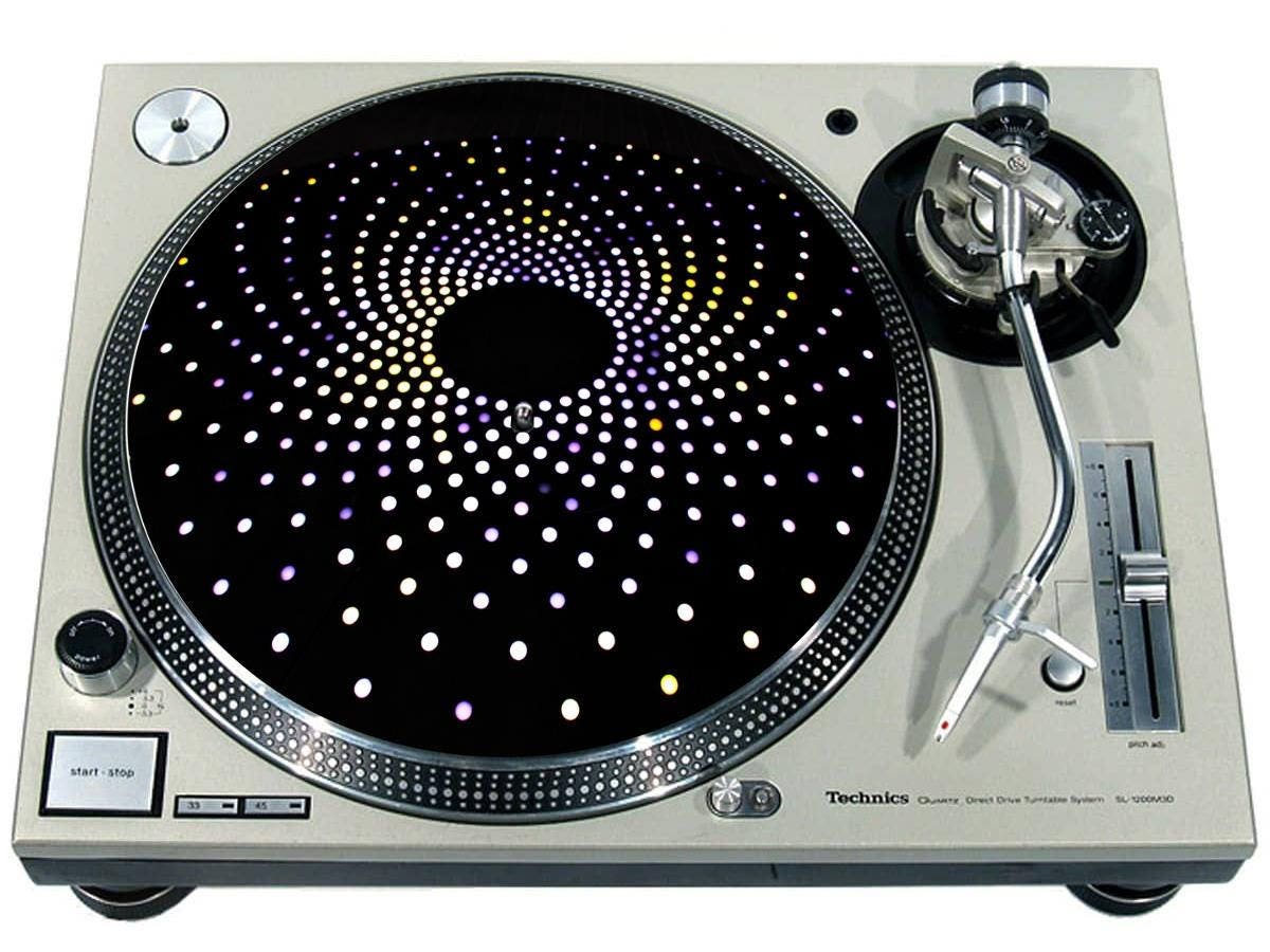 Slipmat Feutre Pour Tourne-disques Vinyle 12" - Graphique Personnalisé, Antistatique, Idéal Pour DJs Et Collectionneurs