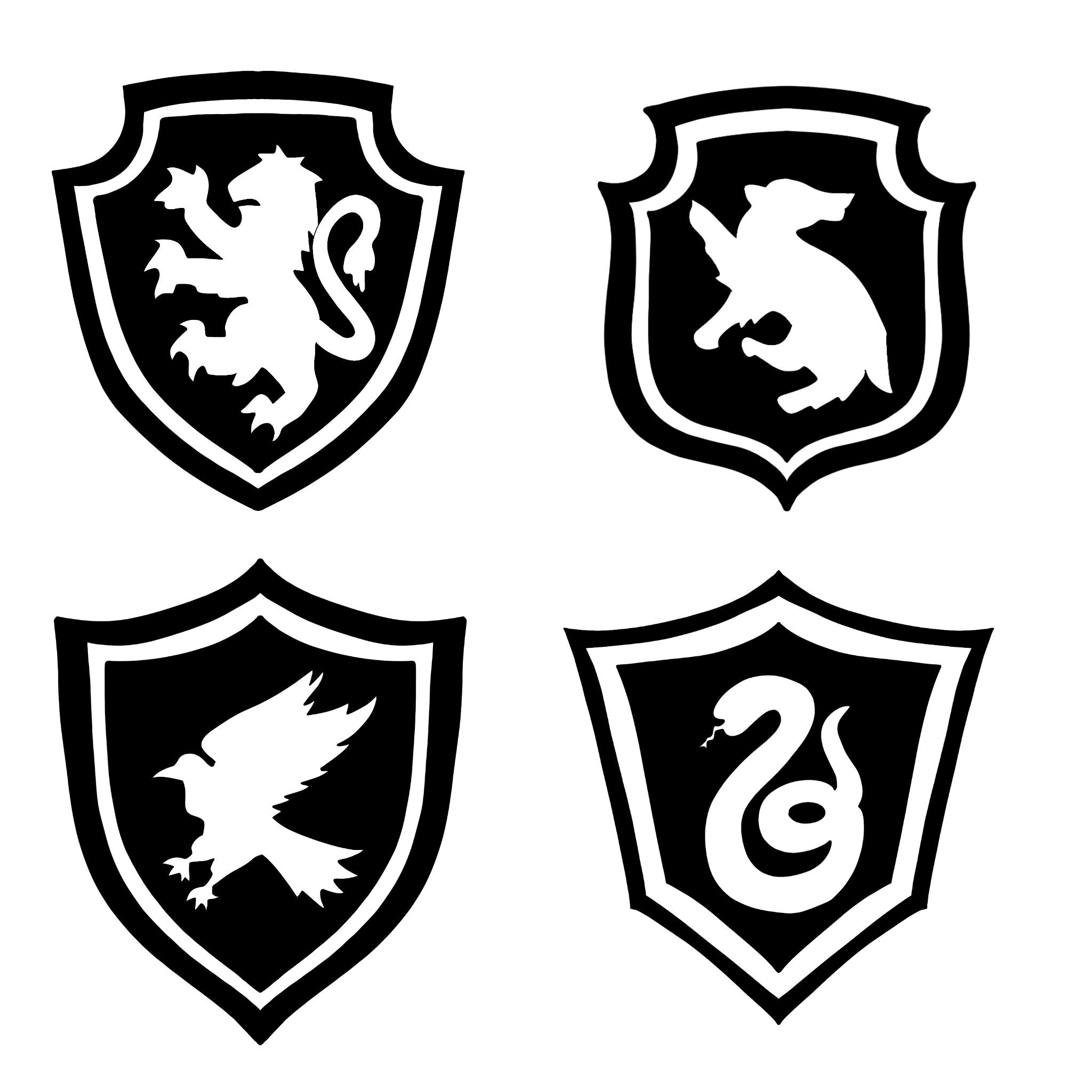 Ravenclaw House Crest Emblem Svg, Harry Potter House Crest S