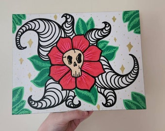 Deadly tangles painting