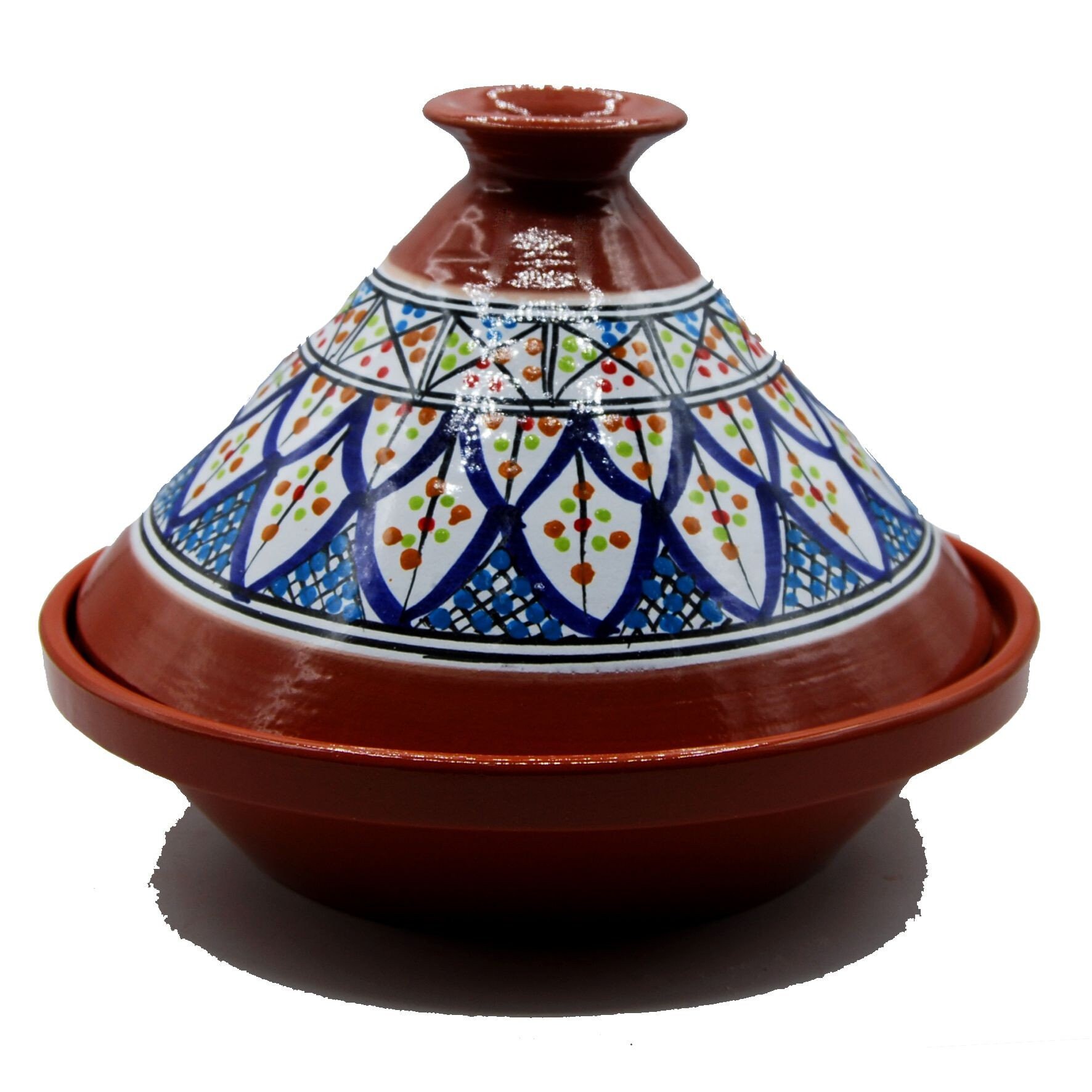 Tajine Pot Terracotta Etnisch Marokkaans Tunesisch Gerecht L Etsy
