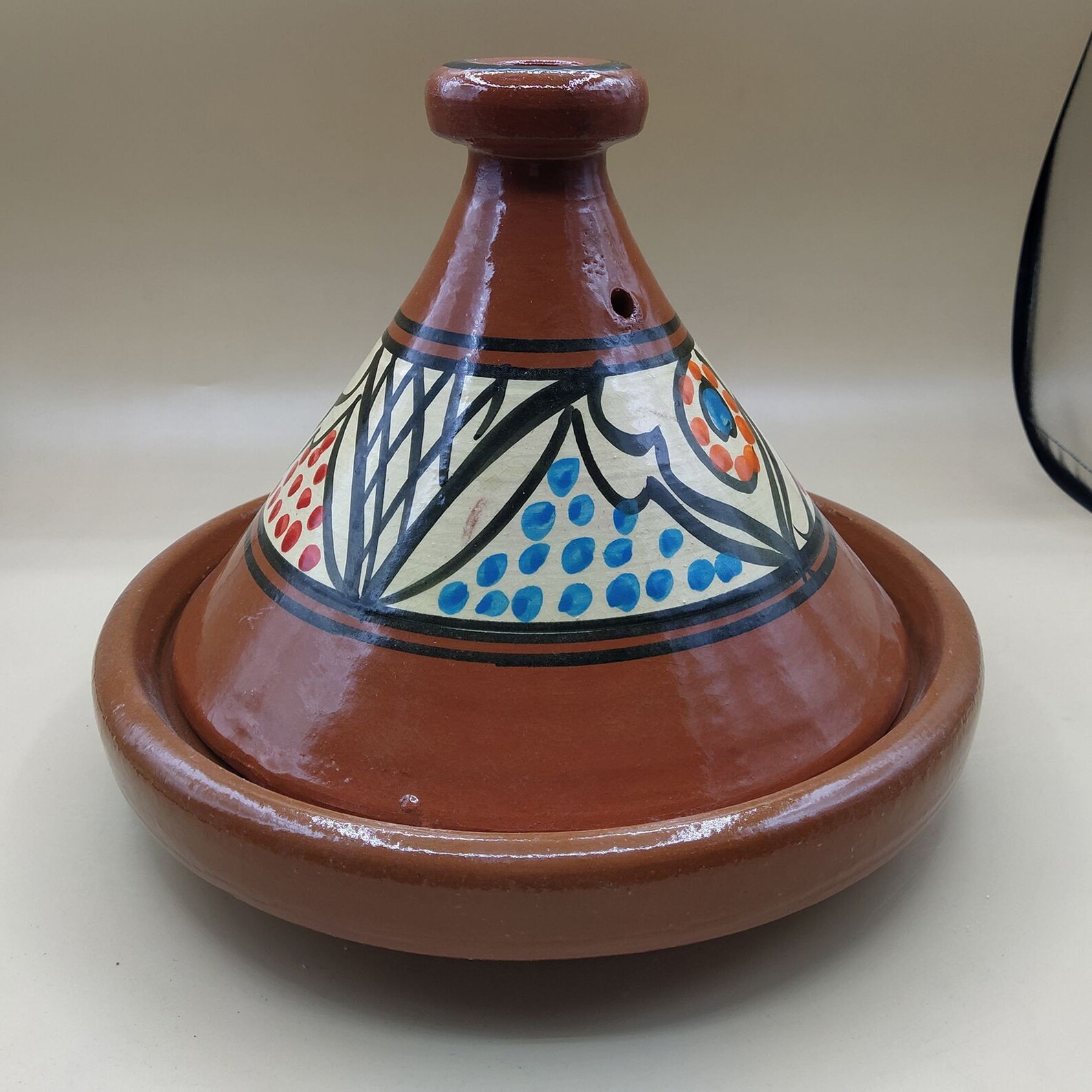 Ethnic Décor Tajine Pot Terracotta Moroccan Dish 25 cm Etsy