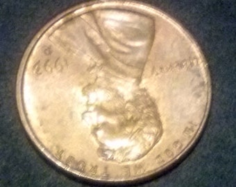1992 'Walking D' Close AM Lincoln Penny