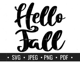 Hallo Herbst SVG, Herbst SVG, Herbst SVG Designs, Herbst svg, Herbst svg Dateien