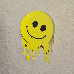 Smiley Wall Decal, Smiley Face Sticker