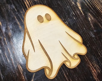 Paint Your Own Ghost, Engraved Ghost, Halloween Decoration Ghost