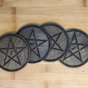 walnut gift for boyfriend generative design ornithology Secret Santa anniversary wood coasters Birds nest gift boxed set