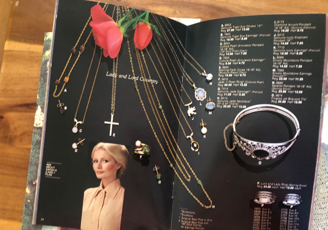 Lot of 3 1977 Vintage Sarah Coventry Catalogs 67 pages Etsy