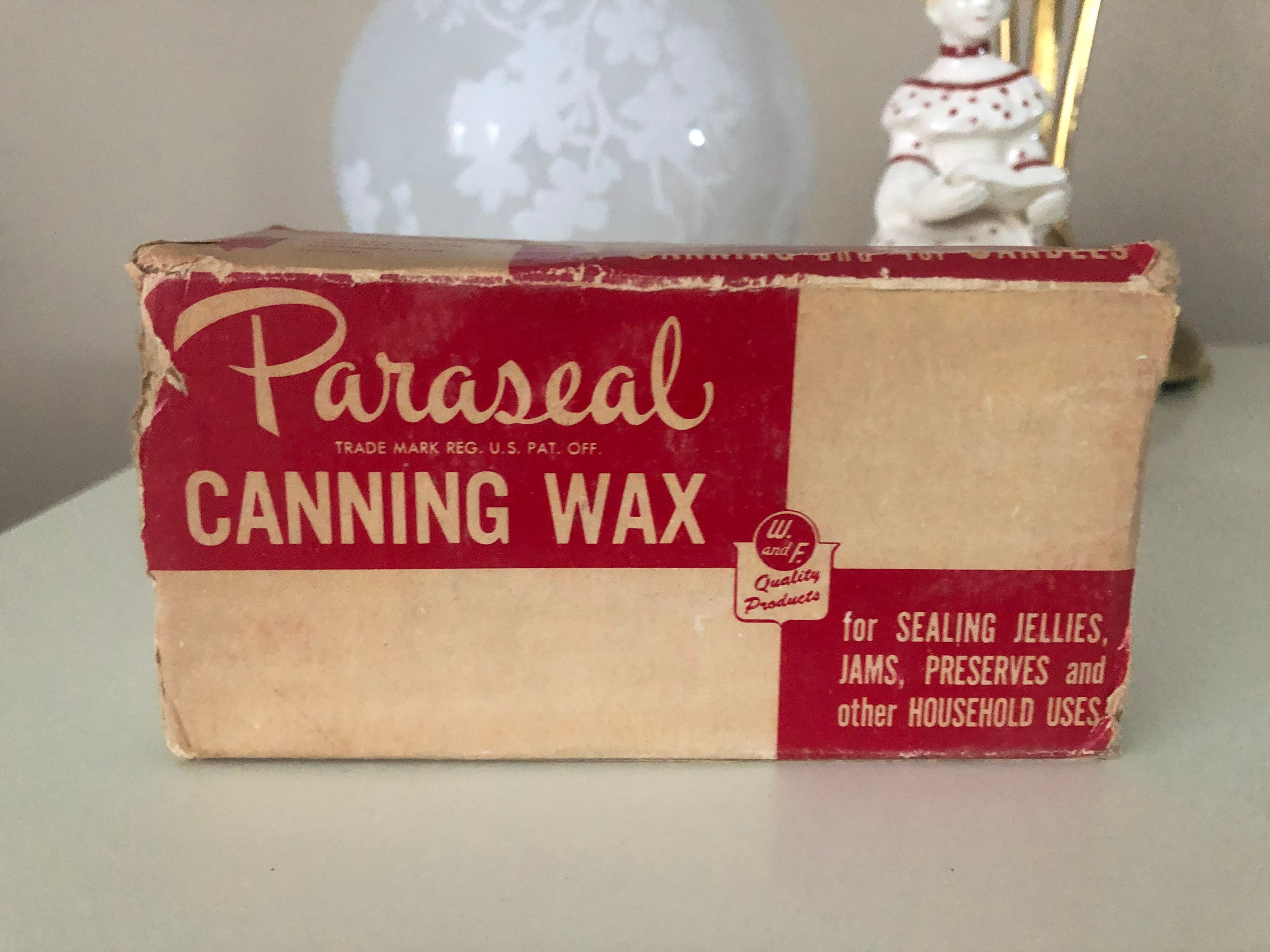 Vintage Canning Wax 1950s Gulf Canning Wax Unused in Original Packaging  Vintage Midcentury Canning Supplies Kitchen Decor 